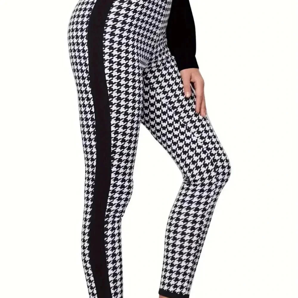 Houndstooth Pattern Pants (Color: Houndstooth) - Picture 4 of 5